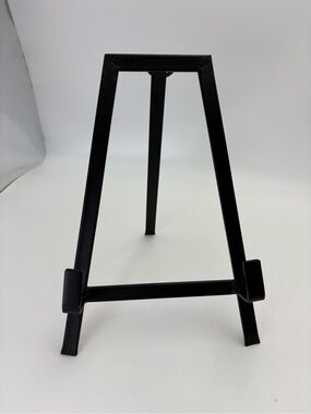 Large Black Metal Display Easel Stand - Heavy Duty